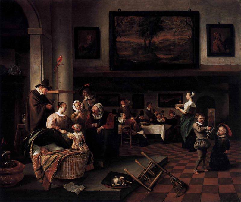 Jan Steen Baptism